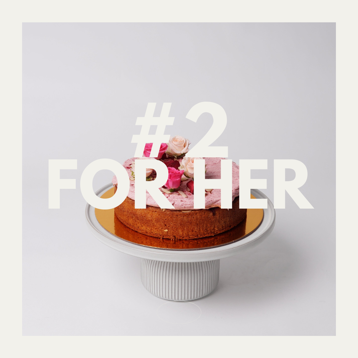 [#2 FOR HER] PLUM & ALMOND CAKE (NO GLUTEN ADDED)