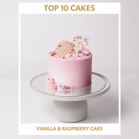 [TOP 10] VANILLA & RASPBERRY CAKE