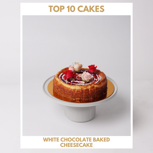 [TOP 10] WHITE CHOCOLATE BAKED CHEESECAKE