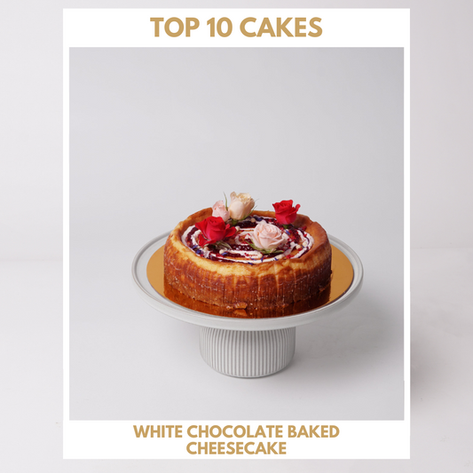 [TOMORROW] WHITE CHOCOLATE BAKED CHEESECAKE [TOP 10]