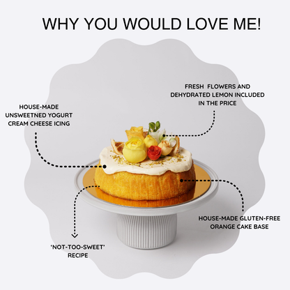 [#8 FOR HIM] ORANGE & ALMOND CAKE (GF)