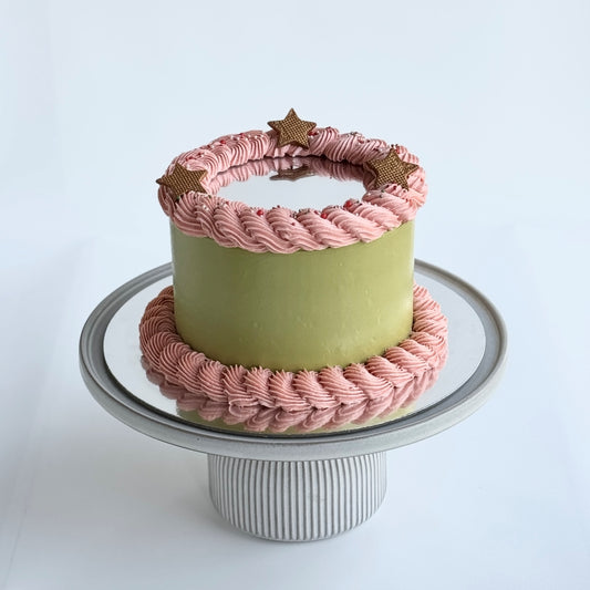 [X-MAS] MATCHA & STRAWBERRY SELFIE CAKE