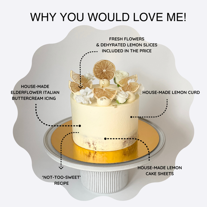 [TOP 10] LEMON & ELDERFLOWER CAKE