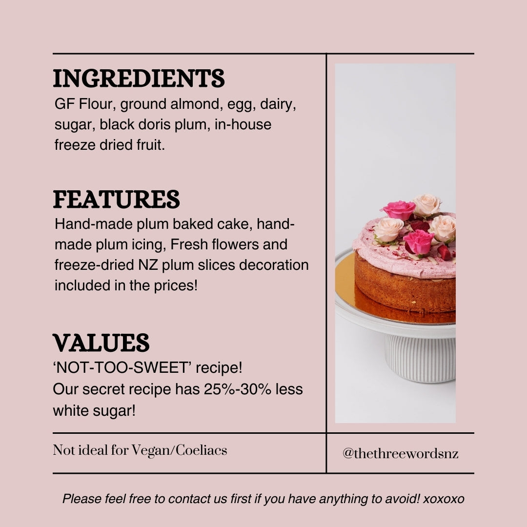 [TOMORROW] TOP 5: PLUM & ALMOND CAKE (GF)