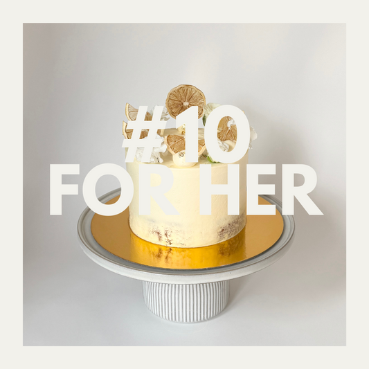 [#10 FOR HER] LEMON & ELDERFLOWER CAKE