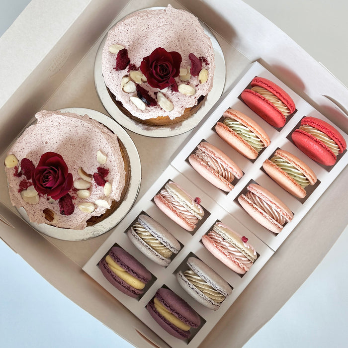 [COMBO] TWO GF CAKES x MACARONS